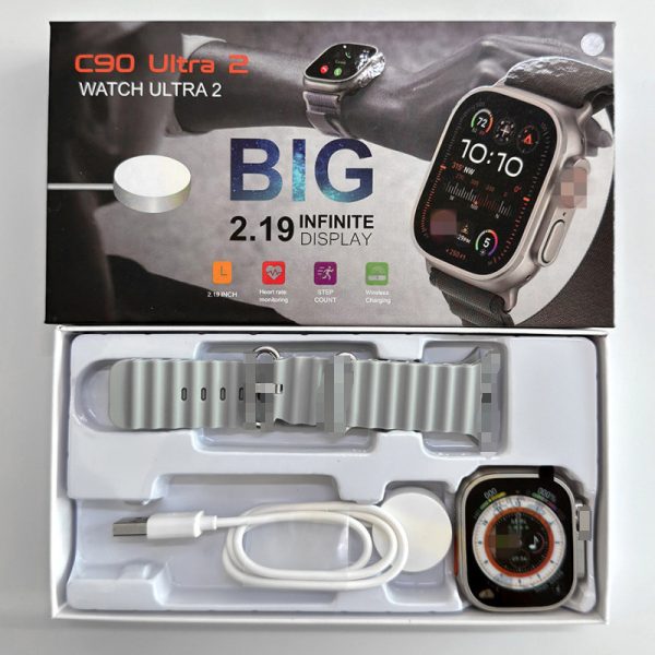 小狮C900Ultra2智能手表华强北s9ultra2心率血压健康运动手表 - 图片 6