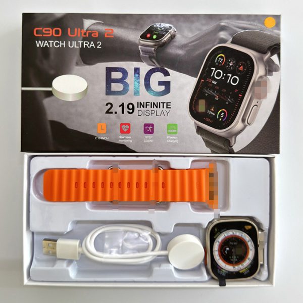小狮C900Ultra2智能手表华强北s9ultra2心率血压健康运动手表 - 图片 7