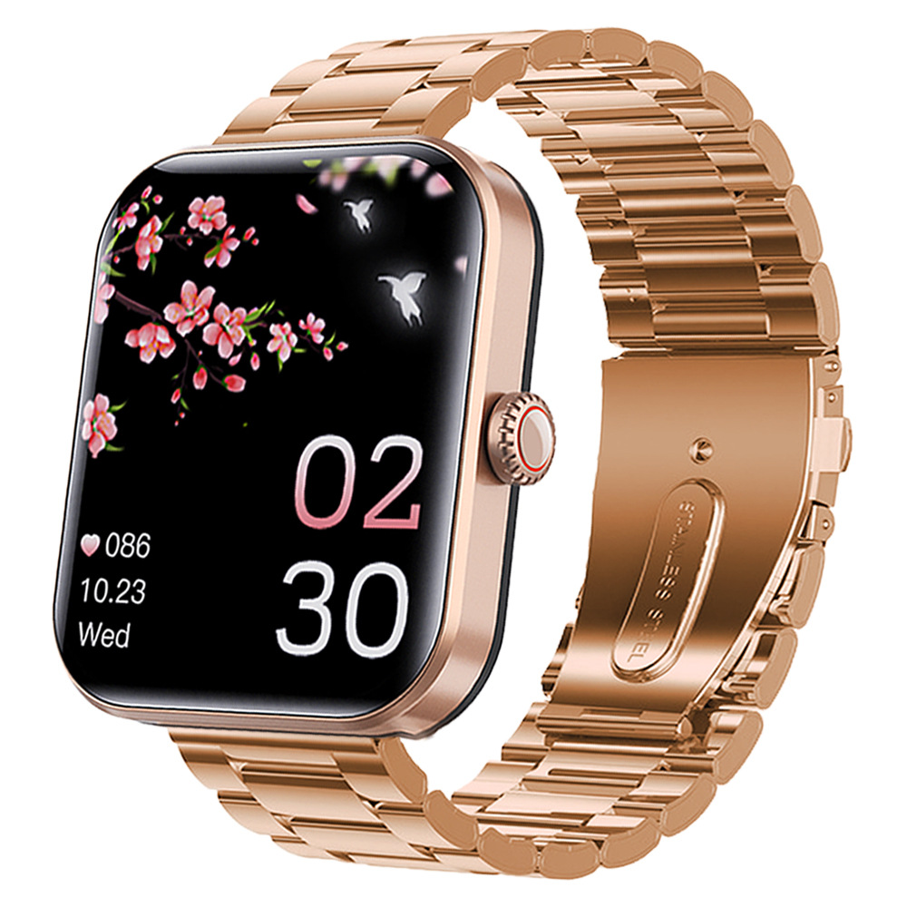 小狮F57L运动手环心率血压监测体温信息推送无创测血糖AI智能手表 - 图片 9