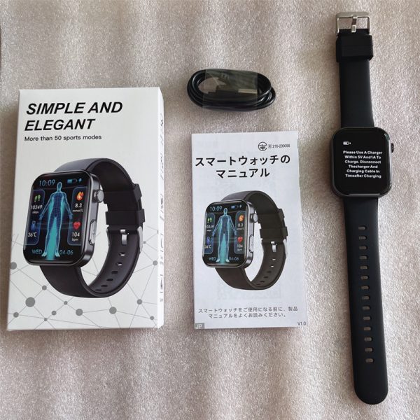 小狮F300智能手表蓝牙通话SOS跌倒报警计步睡眠运动AI手表 - 图片 2