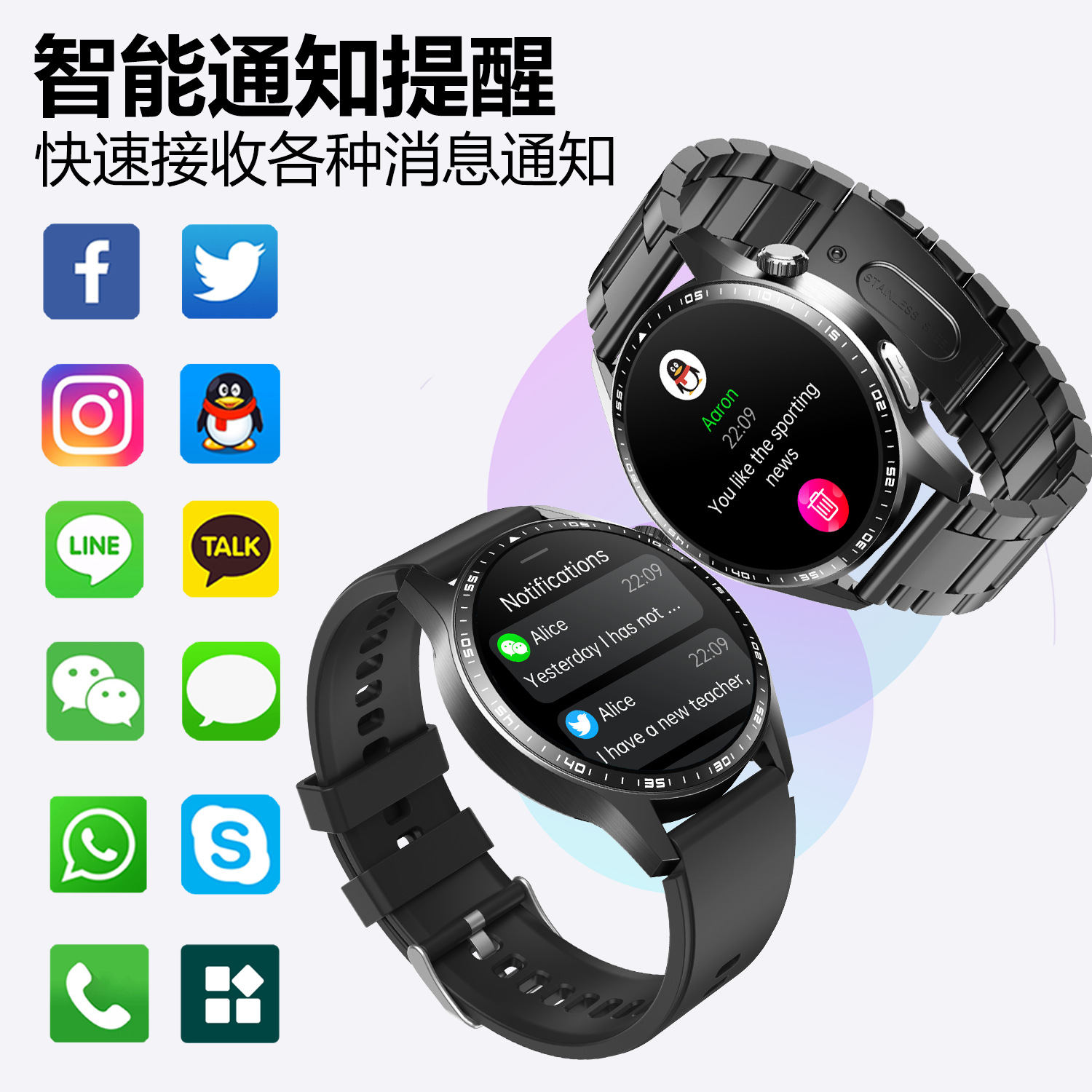 小狮F400无创血糖智能手表心电血压尿酸血脂监测蓝牙通话运动手表 - 图片 2