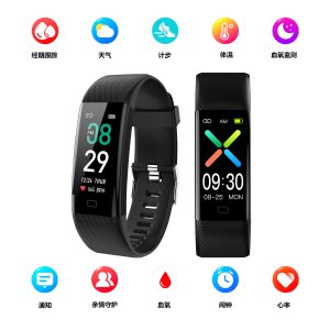 小狮F71智能手环监测血压心率体温血氧计步运动手环无创血糖手表