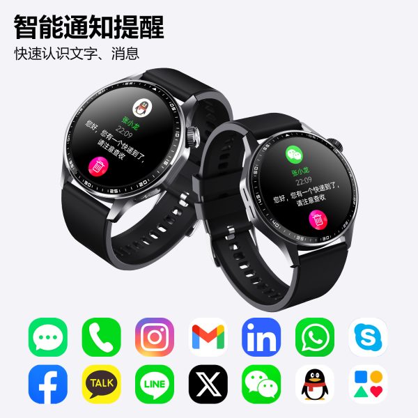 小狮F61运动手表跑步心率配速睡眠血氧监测梅脱卡路里SOS报警手环 - 图片 2