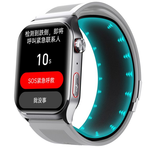 小狮F520智能手表医疗气泵血压手表心率睡眠语音播报SOS跌倒报警 - 图片 5