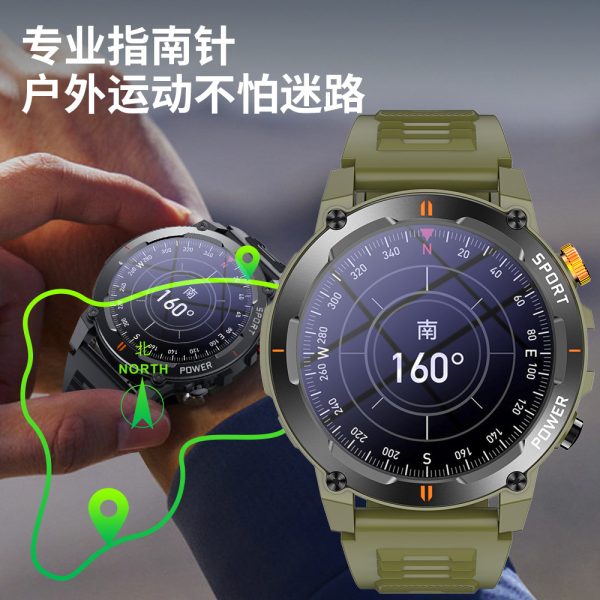 小狮J300心率监测血糖心电蓝牙运动手环男士智能手表