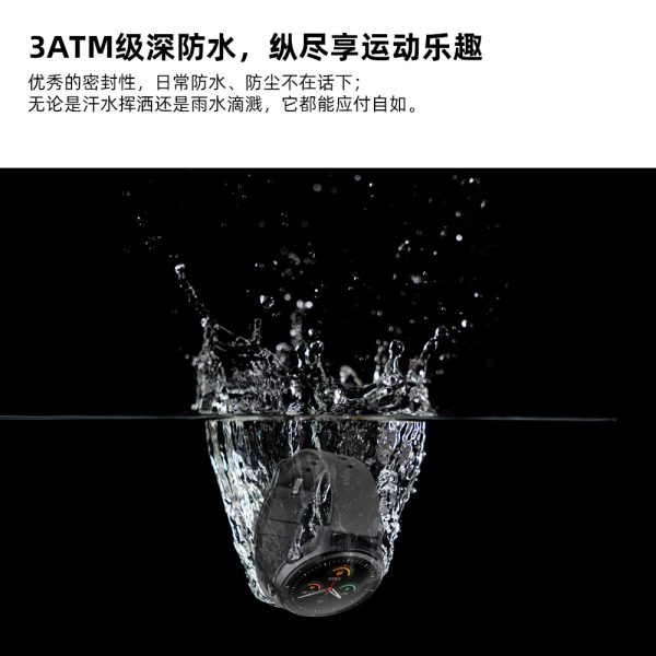 小狮ID219圆屏智能手表跑步血氧心率户外运动蓝牙多功能智能手表 - 图片 2
